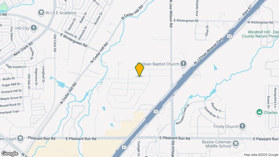 815 Shady Brook Ln Map and Location Details