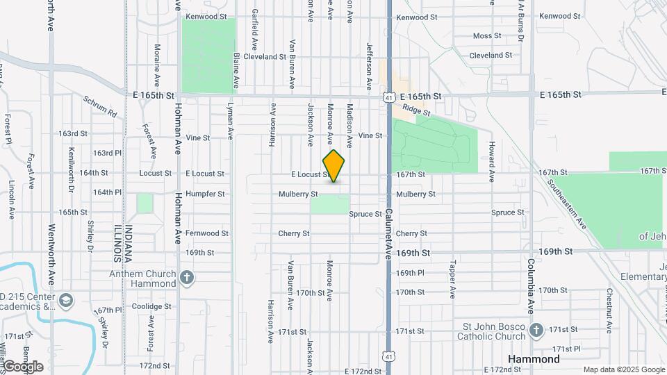 631 Mulberry St Map and Location Details