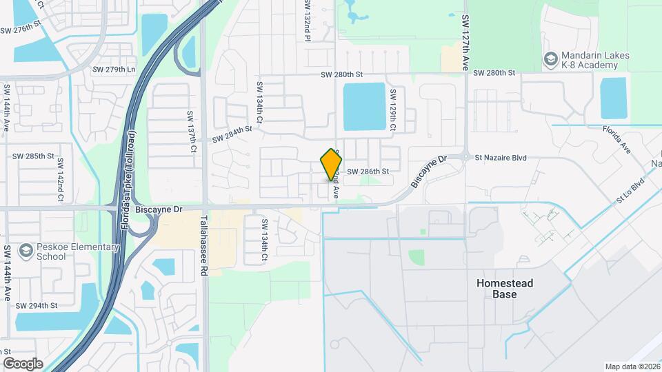 28667 SW 132nd Ct Mapa y Detalles de la Ubicación