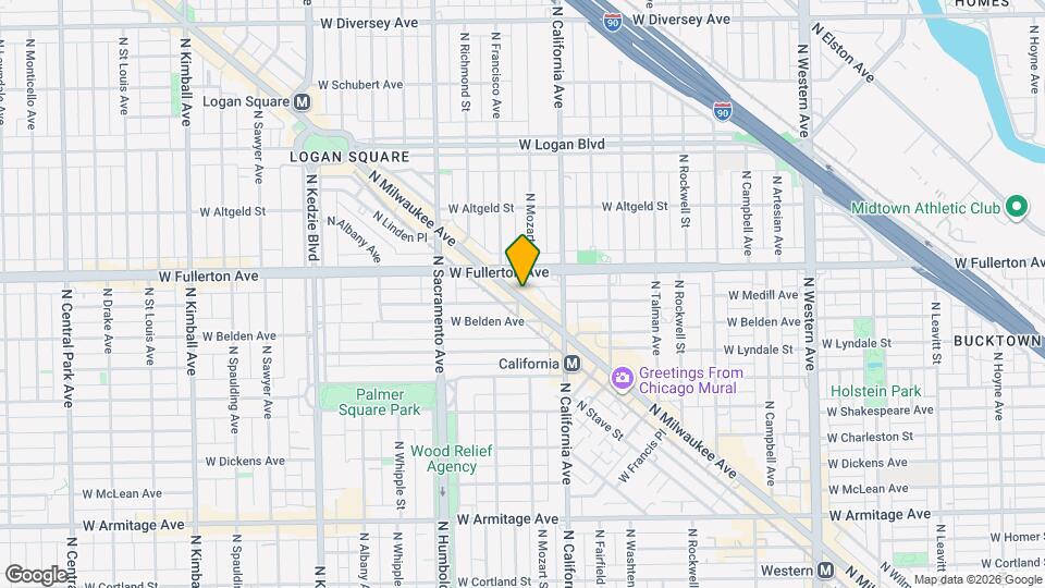 2355 N Milwaukee Ave, Unit 2 Map and Location Details