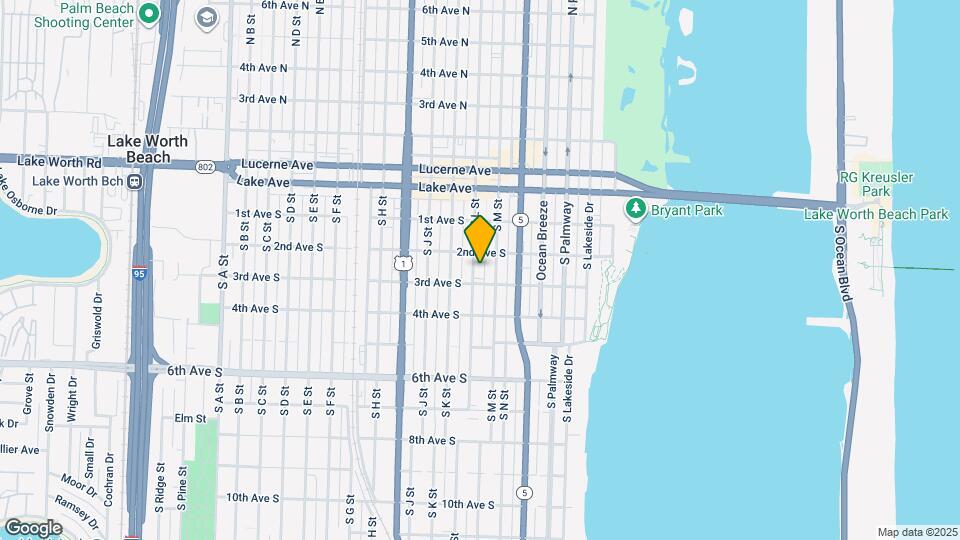 220 S L St Map and Location Details