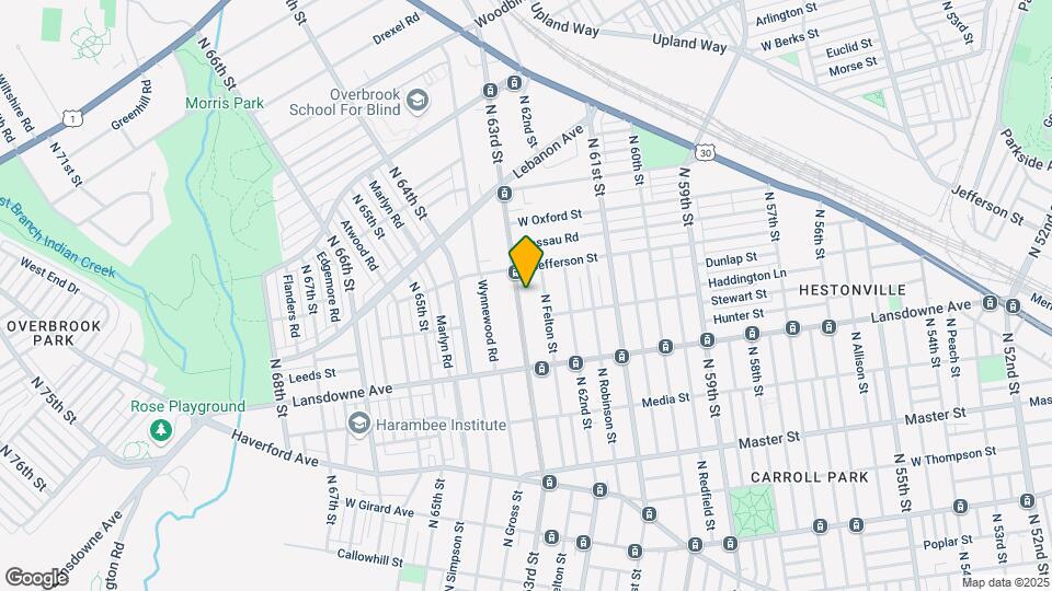 835 N 63rd St Map and Location Details