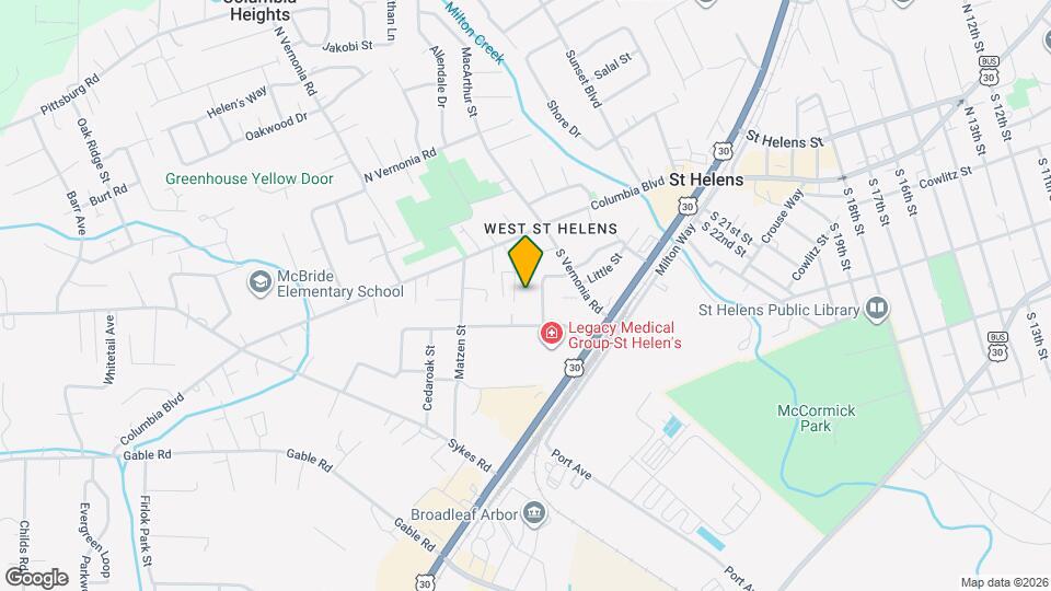 2545 Columbia Blvd Map and Location Details