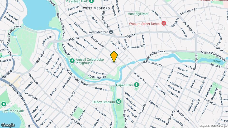 127 Monument St, Unit #0 Mapa y Detalles de la Ubicación