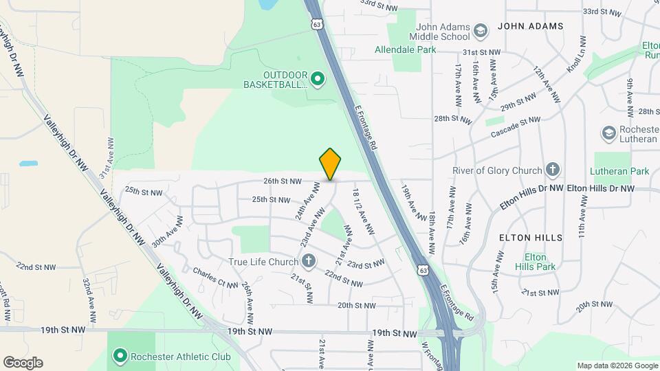 2527 23rd Ave NW Map and Location Details