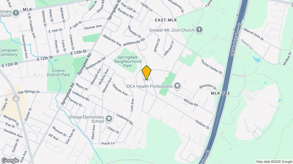 1217 Eleanor St Map and Location Details