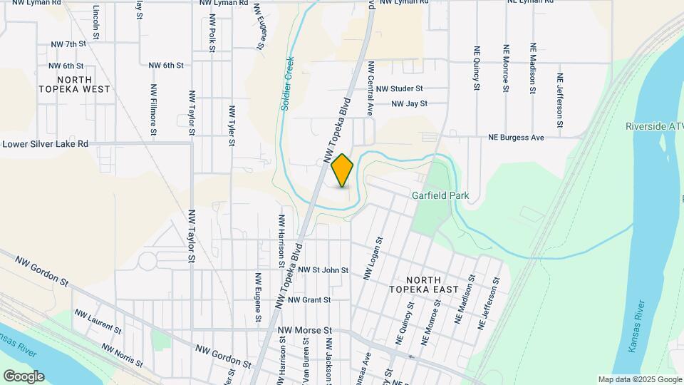 1601 NW Central Ave Map and Location Details