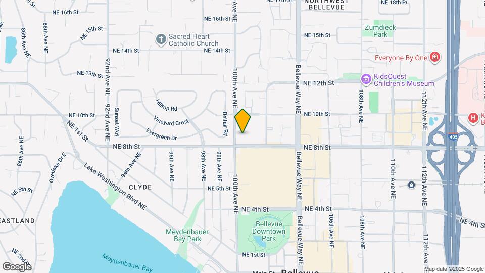 832 100th Ave NE Map and Location Details