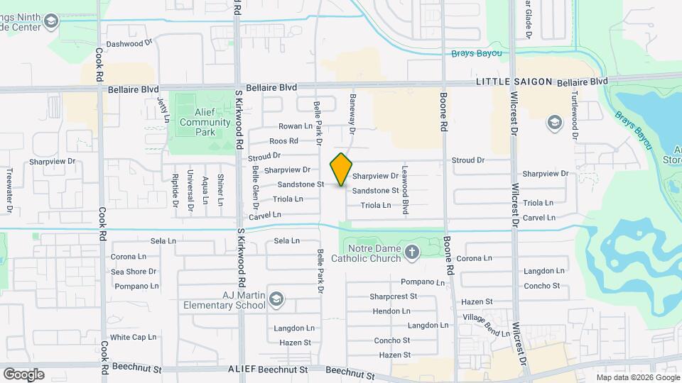 7406 Baneway Dr Map and Location Details