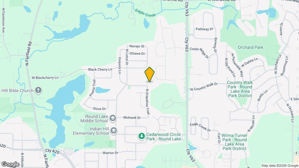 2263 N Arapahoe Trail Map and Location Details