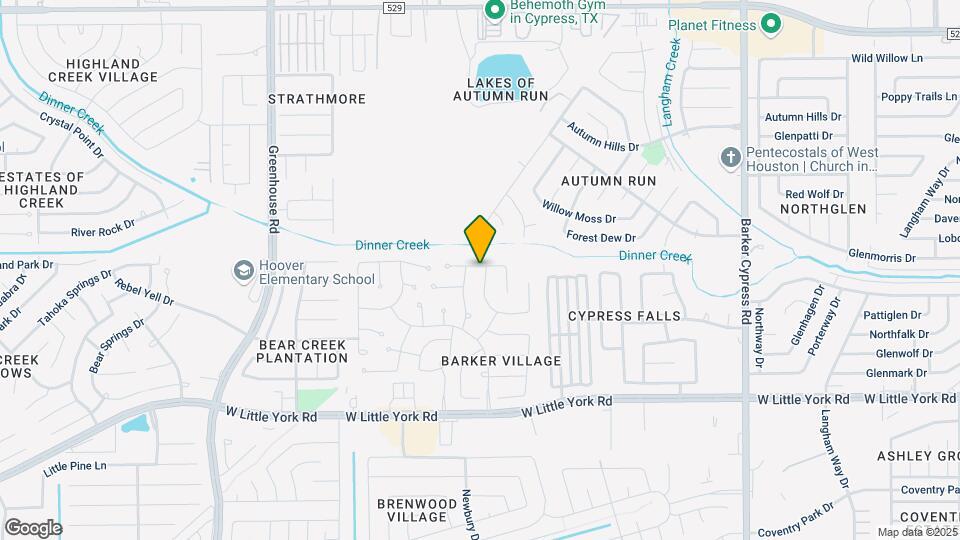 6735 Crescent Creek Ln Mapa y Detalles de la Ubicación
