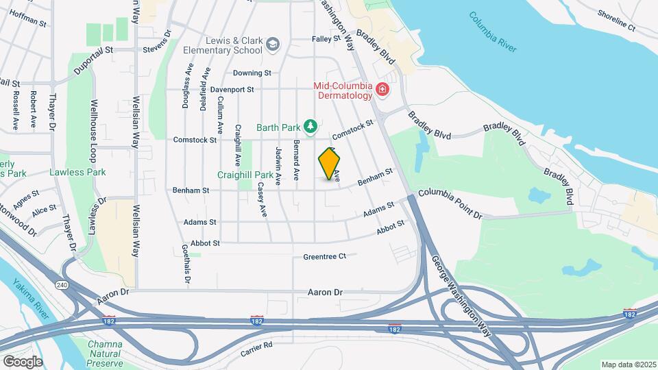 406 Benham St Map and Location Details