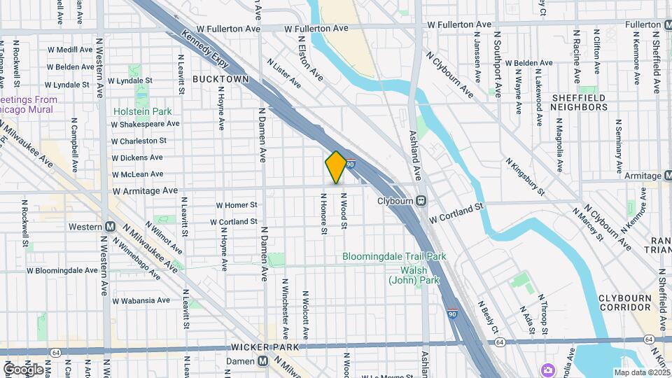 1809 W Armitage Ave Map and Location Details