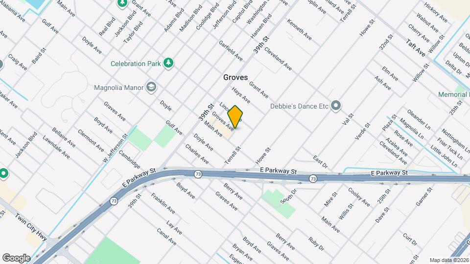 6126 Groves St Mapa y Detalles de la Ubicación