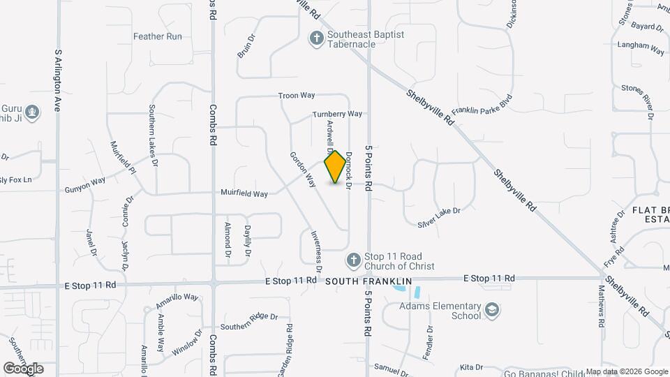 7633 Ardwell Ct Map and Location Details