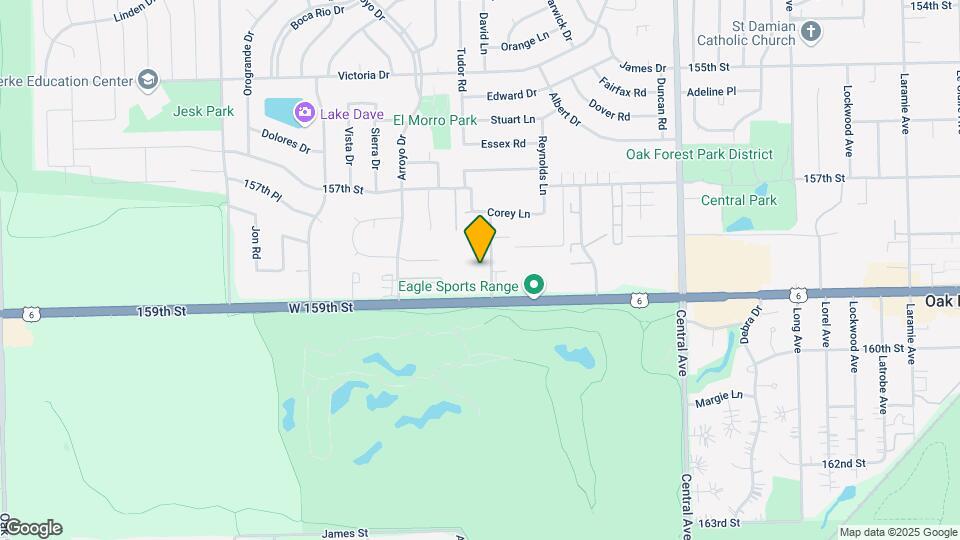 15832 Terrace Dr Map and Location Details