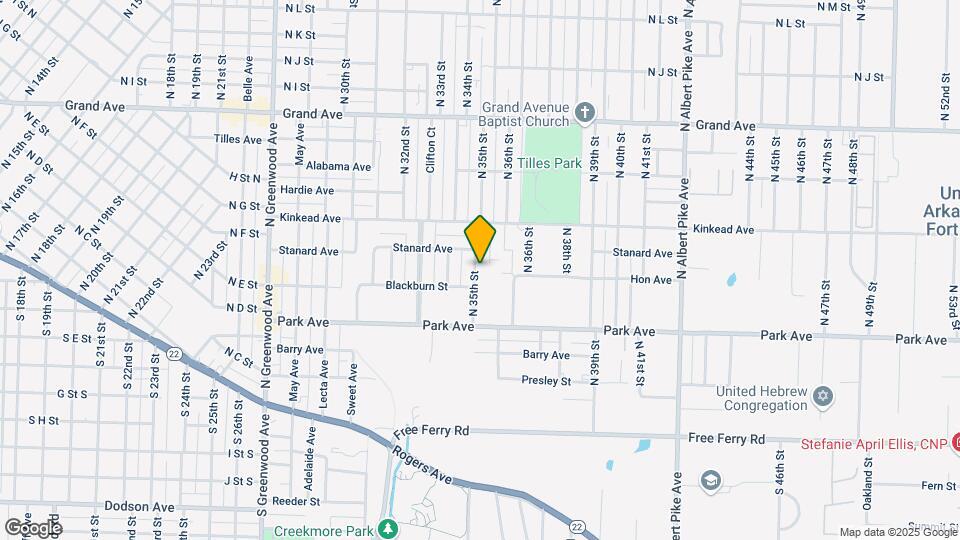 516 N 35th St Mapa y Detalles de la Ubicación
