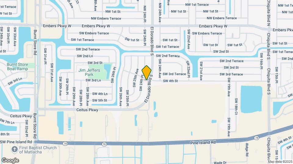 304 El Dorado Blvd S Map and Location Details