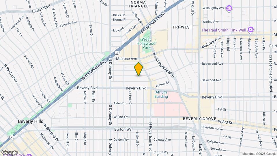 8840 Ashcroft Ave Map and Location Details