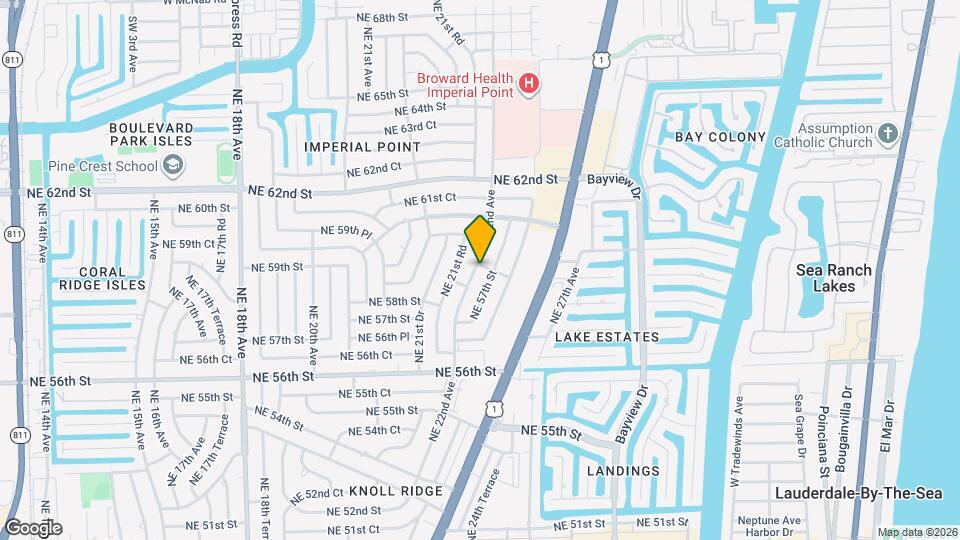 5890 NE 22nd Ave, Unit SI ID1541804P Map and Location Details