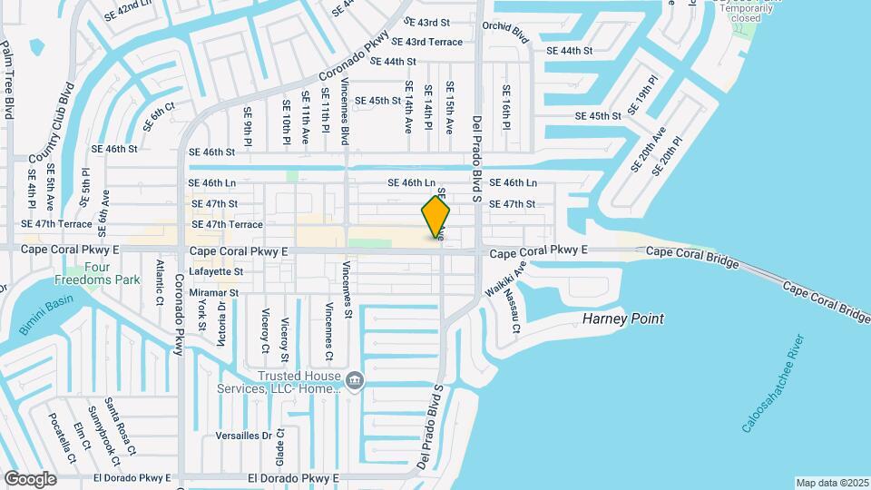 1429 Cape Coral Pky W, Unit #5 Map and Location Details