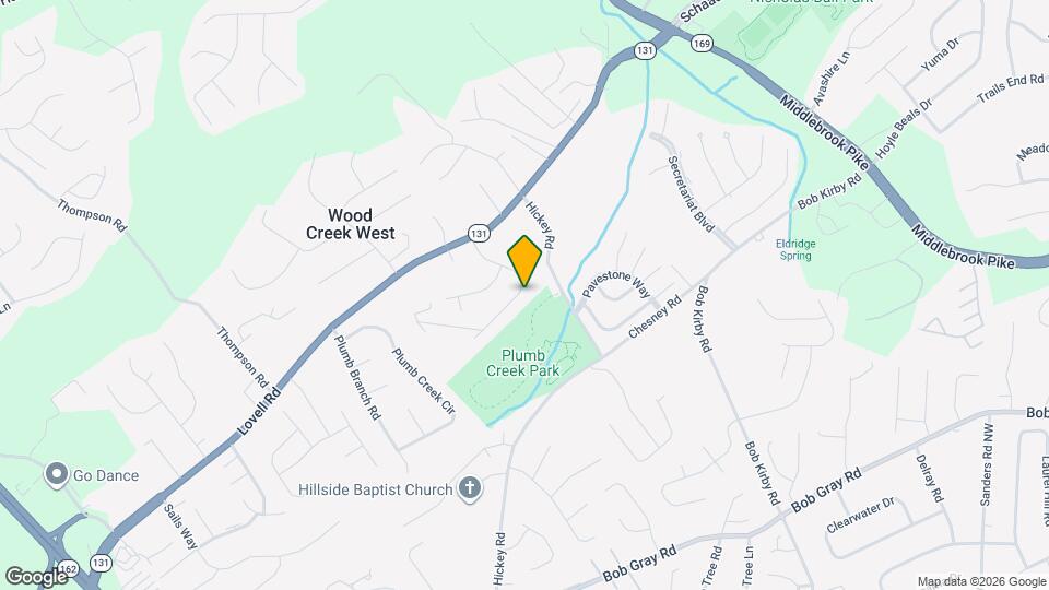 1830 Brookmill Rd Map and Location Details