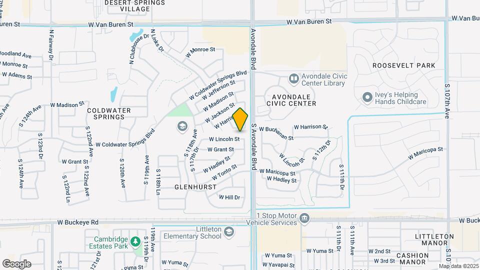 11560 W Lincoln St Map and Location Details