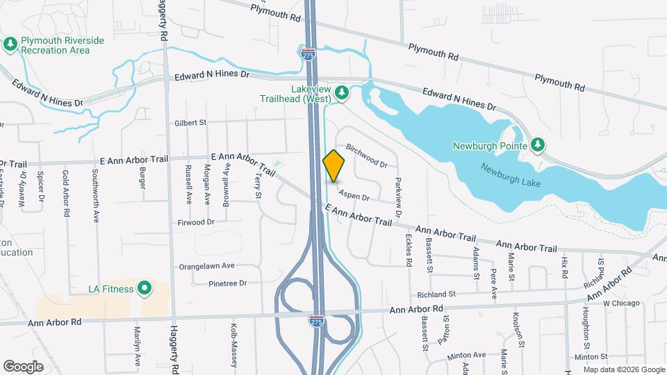 11477 Aspen Dr Map and Location Details