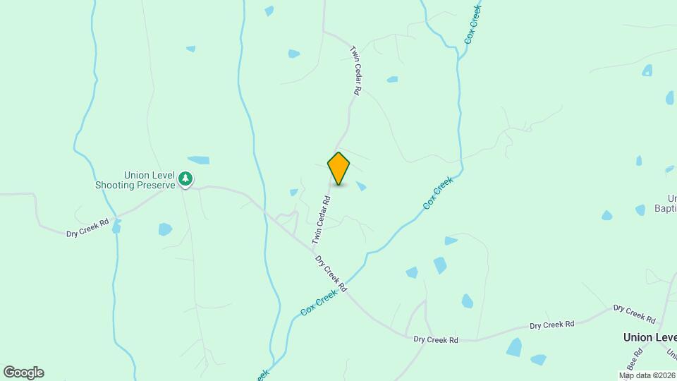 216 Twin Cedar Rd Map and Location Details