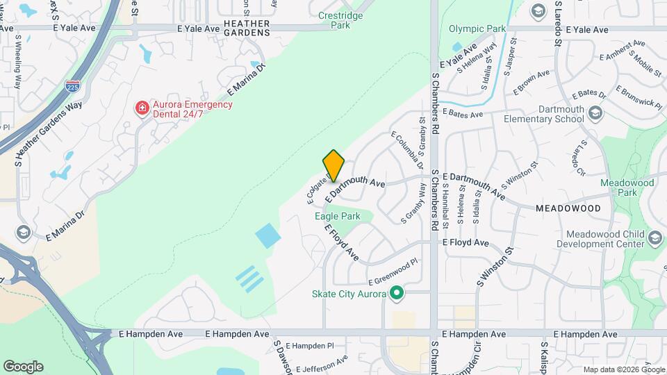 14755 E Dartmouth Ave Map and Location Details