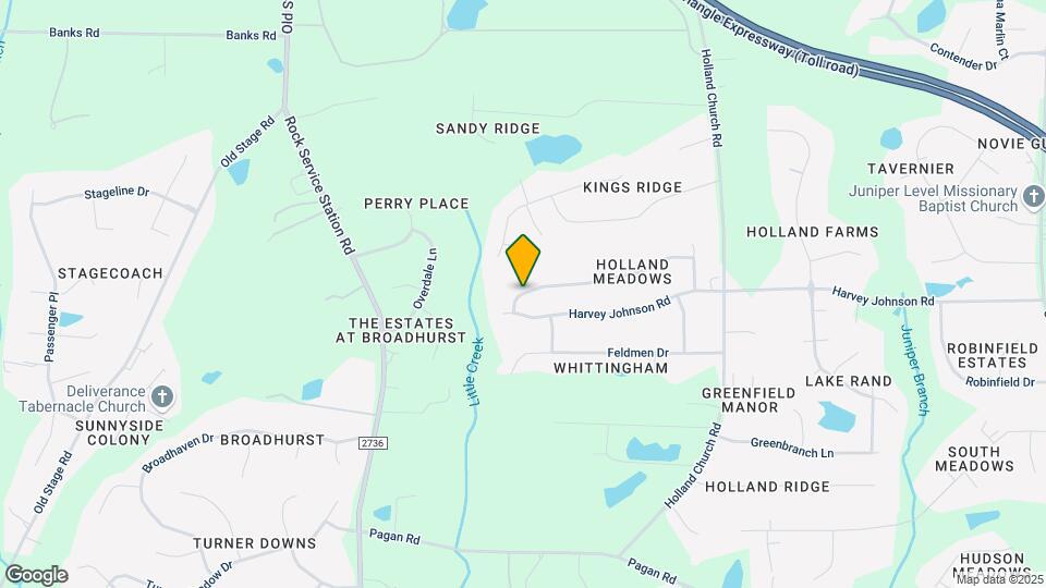 1505 Woodline Dr Map and Location Details