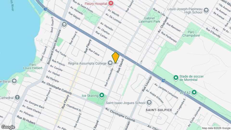 1740 Francheville Rue Map and Location Details