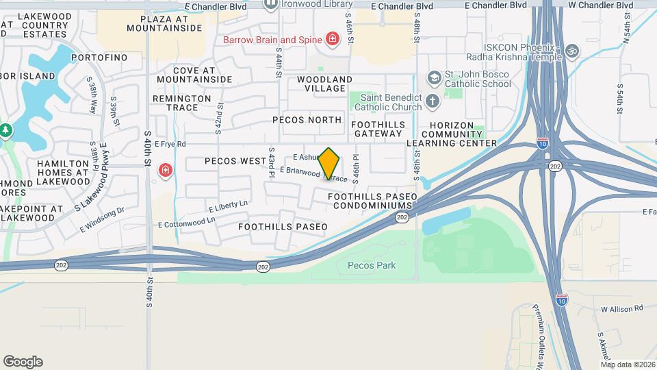 4524 E Glenhaven Dr Mapa y Detalles de la Ubicación