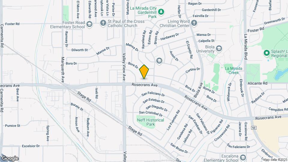 14331 Rosecrans Ave Map and Location Details