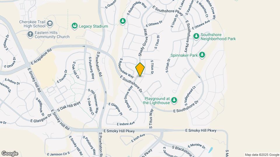 7183 S Shady Grove Ct Map and Location Details