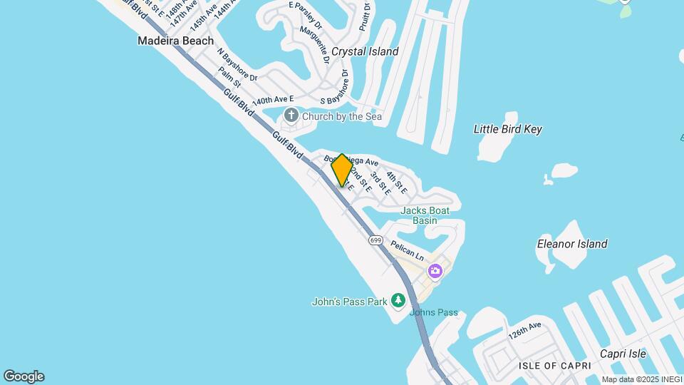13337 Gulf Blvd Mapa y Detalles de la Ubicación