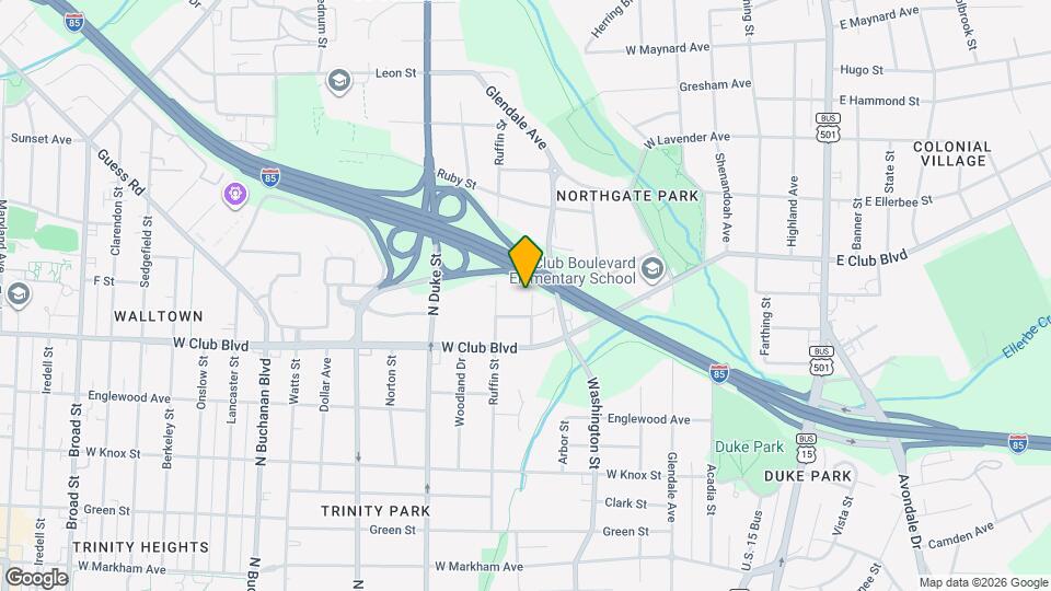 1615 Dexter St Map and Location Details