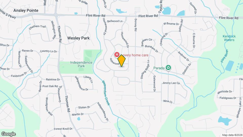 9007 Homewood Dr Map and Location Details