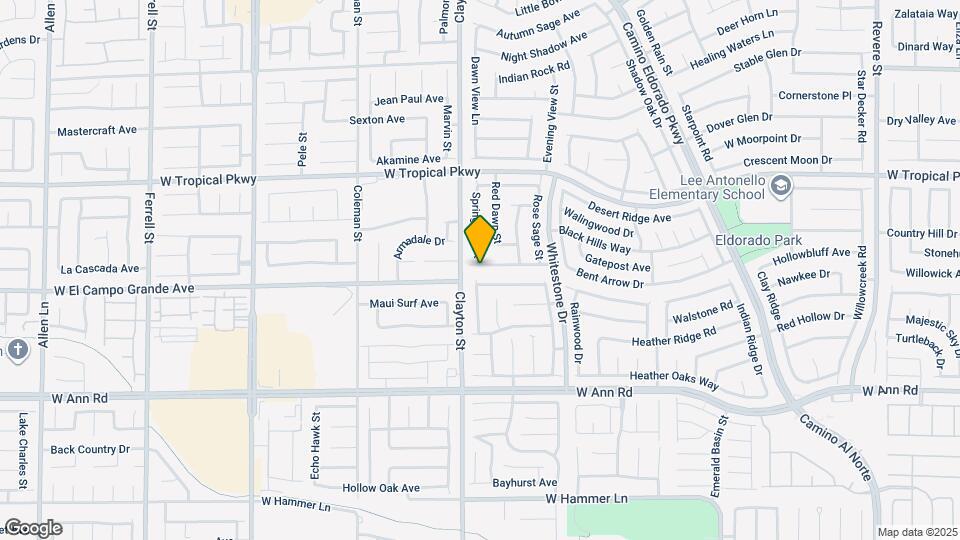 1933 Desert Sage Ave Map and Location Details