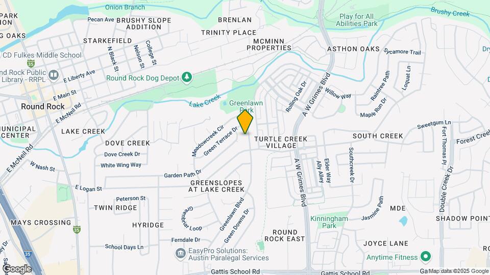 416 Greenlawn Blvd Map and Location Details