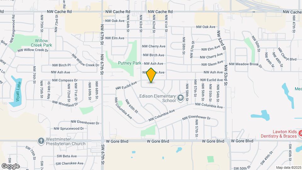 6113 NW Dearborn Ave Map and Location Details