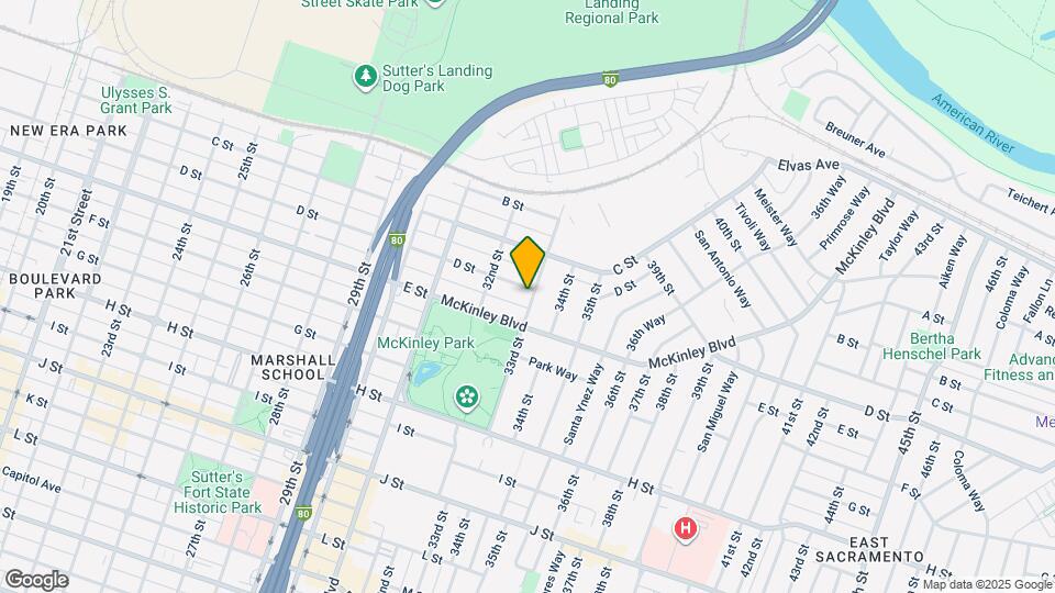 400 33rd St Map and Location Details