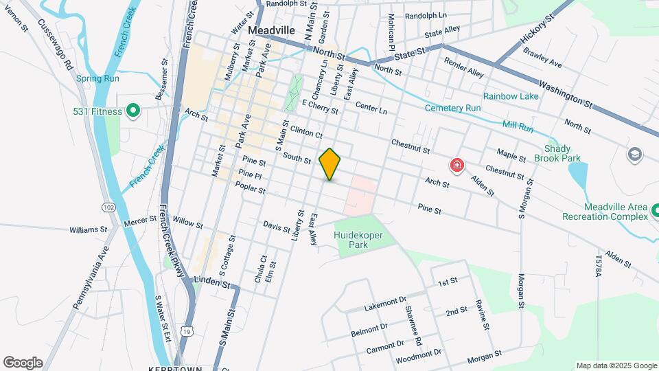 432 Pine St Map and Location Details