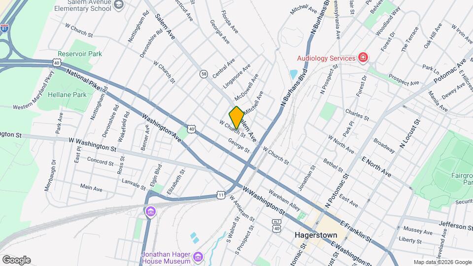 503 W Church St Map and Location Details