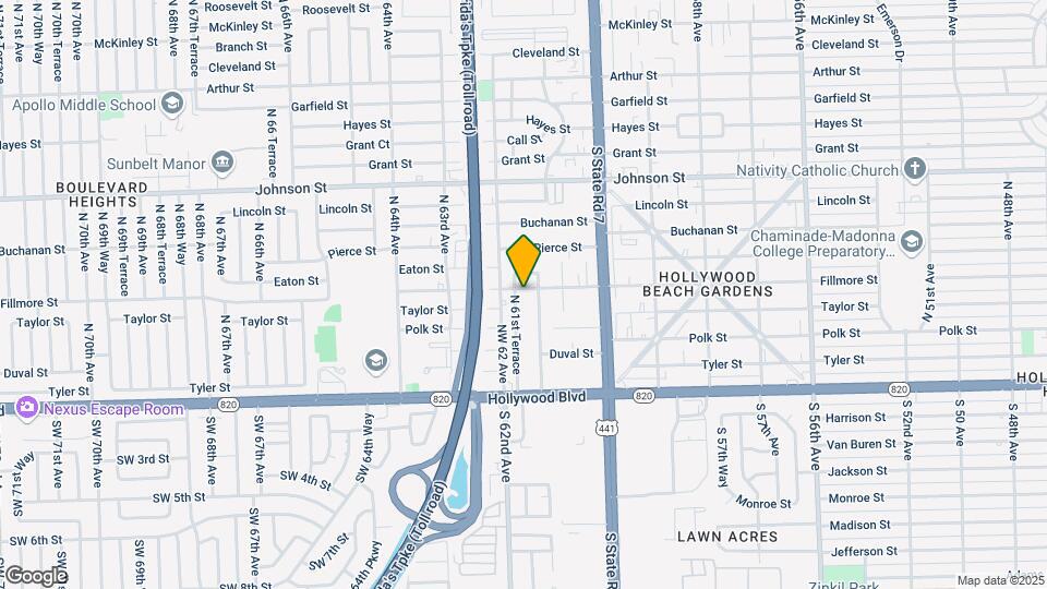 6130 Fillmore St Map and Location Details