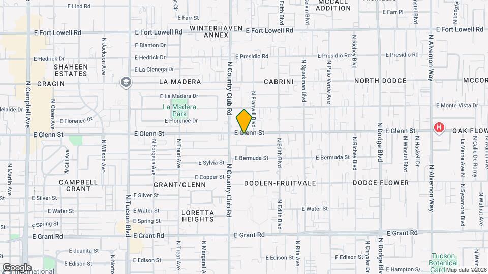 3132 E Glenn St Map and Location Details