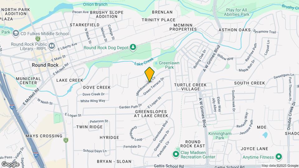 419 Meadowcreek Cir Map and Location Details