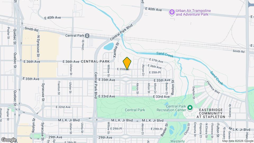 3561 N Yosemite St Map and Location Details