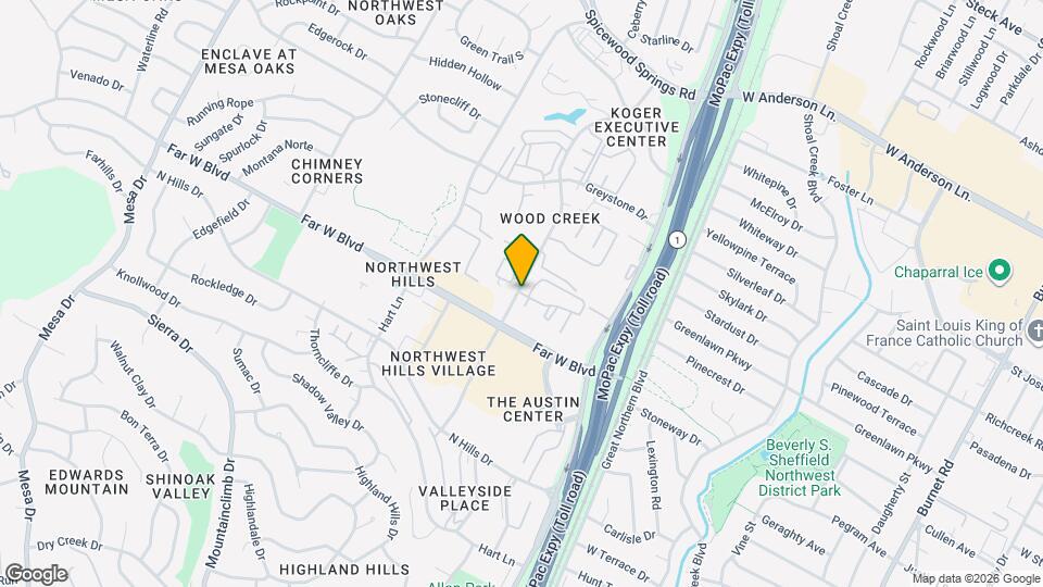 7117 Wood Hollow Dr, Unit 0713 Map and Location Details