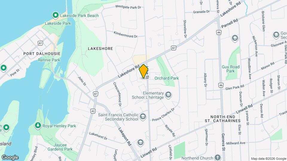 575 Lake St Map and Location Details